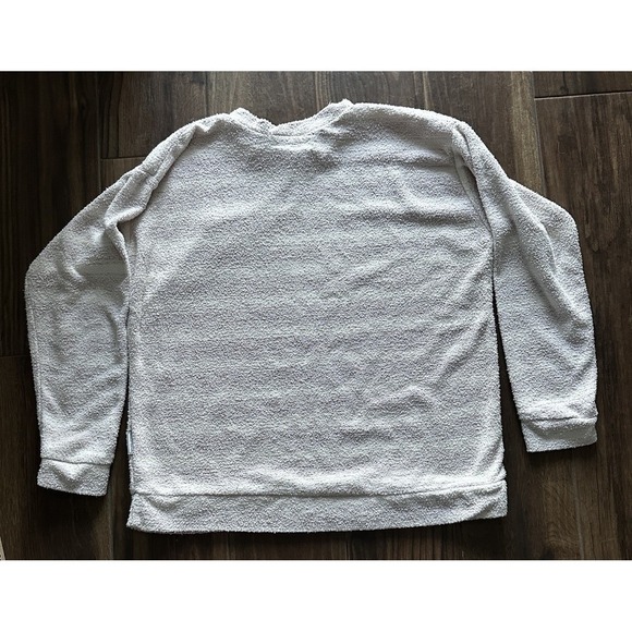 WOOLLY THREADS Terry Sweatshirt Womens 2XL XXL Pullover Indiana University IU - Picture 3 of 6